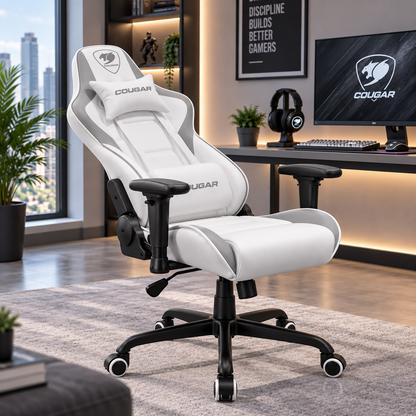 Modern White Ergonomic Gaming Chair