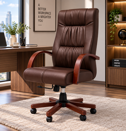 Modern Executive Leather Office Chair
