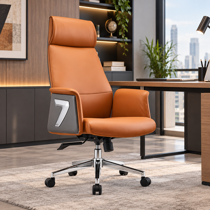Modern Executive Office Chair – Ergonomic Swivel Desk Chair