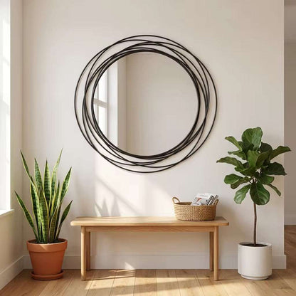 Modern Circular Layered Wall Mirror