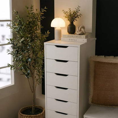 9-Drawer Chest of Drawers – White Storage Cabinet for Bedroom & Living Room