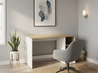 Computer Desk with Storage, Large Study Desk