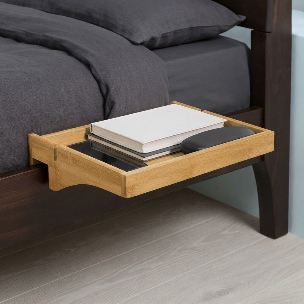 Bed Shelf with Wire Guide