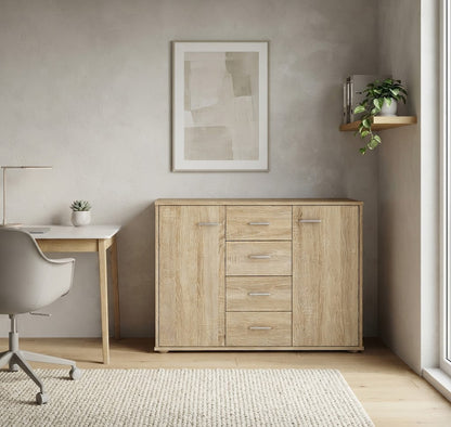 Sideboard Office Furniture with 2 Doors and 4 Drawers
