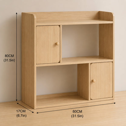 Desktop Bookshelf with 2 Drawers