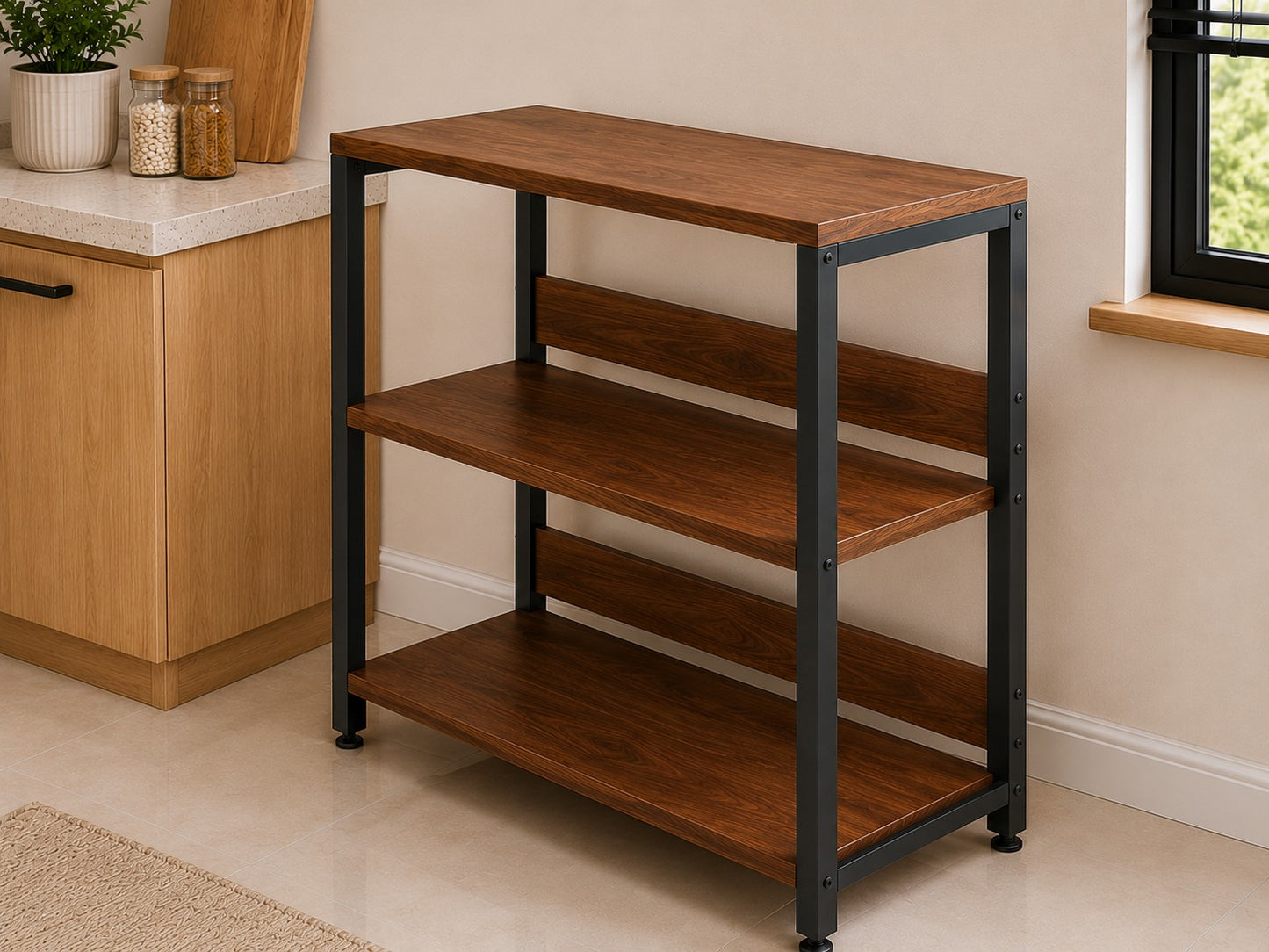 Shelf Unit Kitchen Baker's Rack Storage Cart for Kitchen