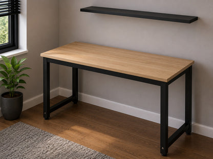 Computer Table PC Laptop Modern Study Table, Office Desk Workstation for Home