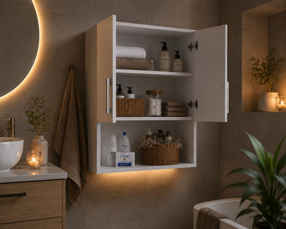 Wooden 2 Rattles and 3 Shelf Bathroom Shelf Unit