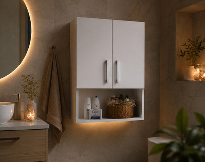 Wooden 2 Rattles and 3 Shelf Bathroom Shelf Unit