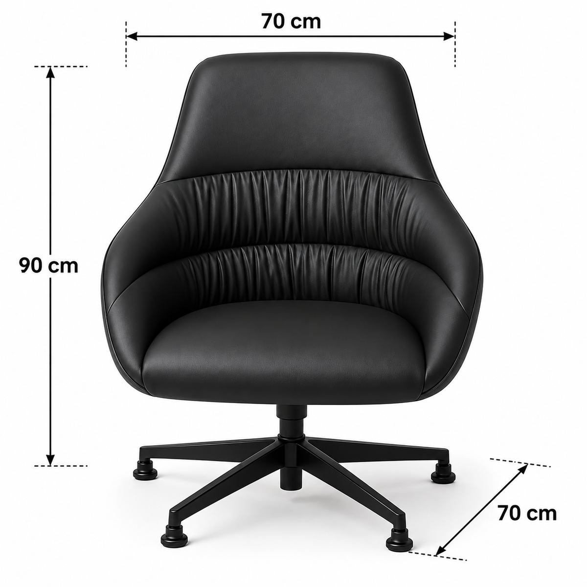Modern Tufted Swivel Lounge Chair