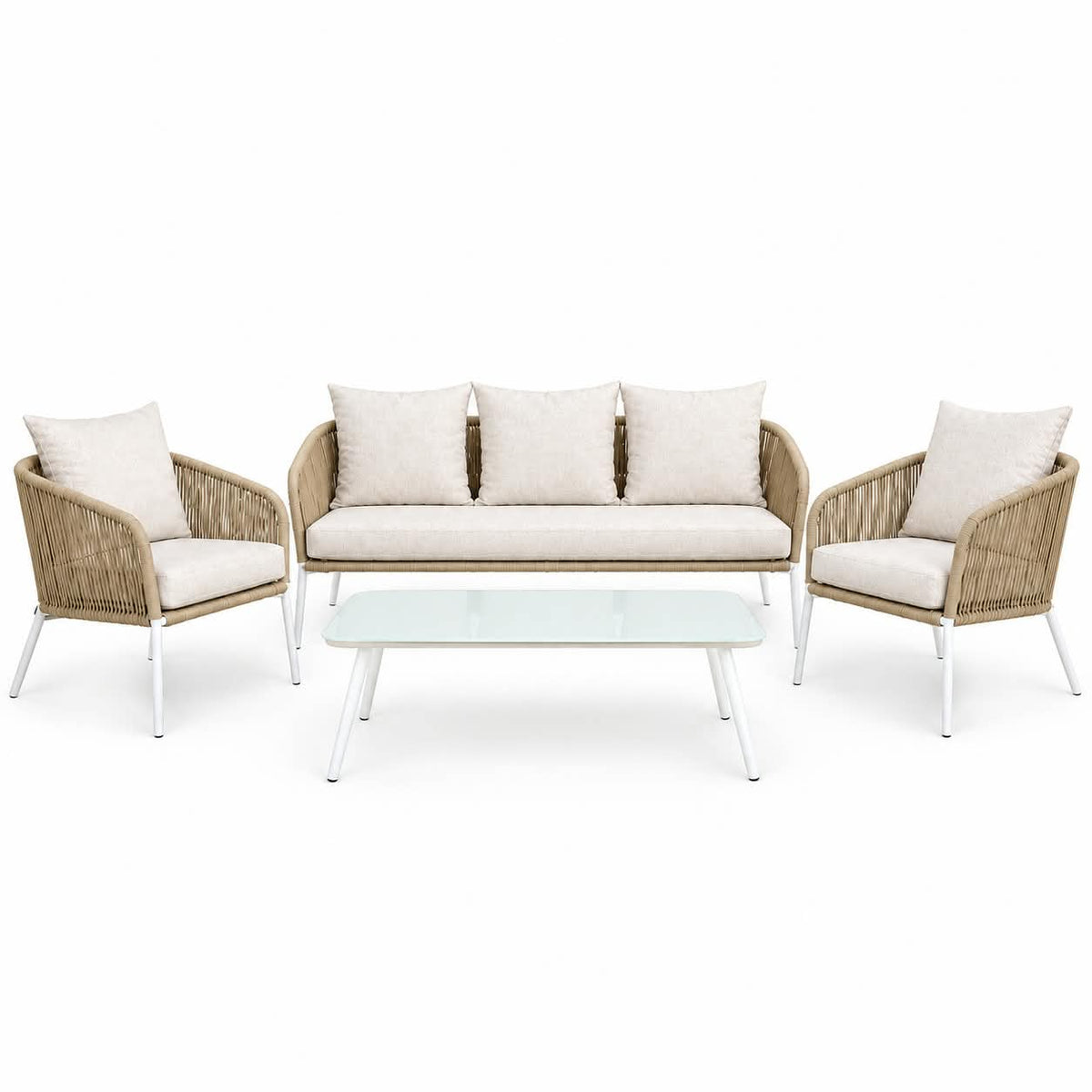 Modern Woven Outdoor Patio Furniture Set