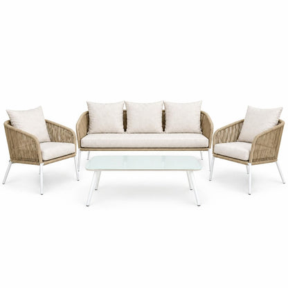Modern Woven Outdoor Patio Furniture Set