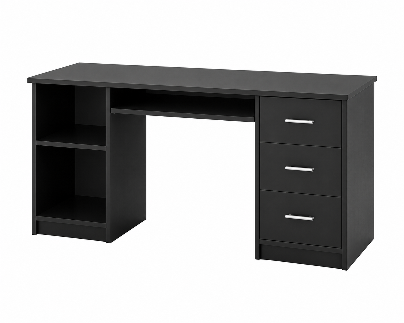 Madesa Home Office Computer Writing Desk with 3 Drawers