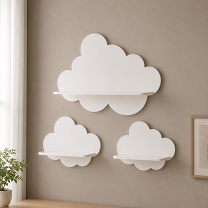 Wooden Wall Hanging Shelves