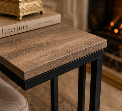 Modern C-Shaped Side Tables