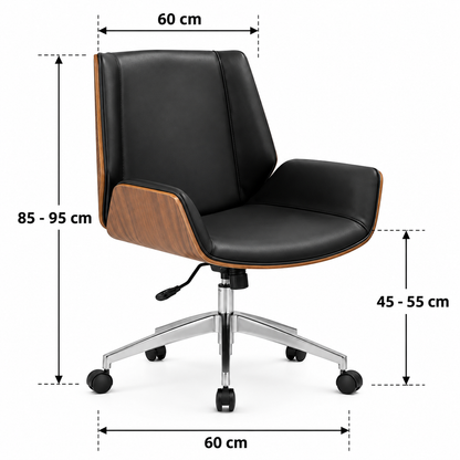 Modern Executive Office Chair with Adjustable Height & Casters