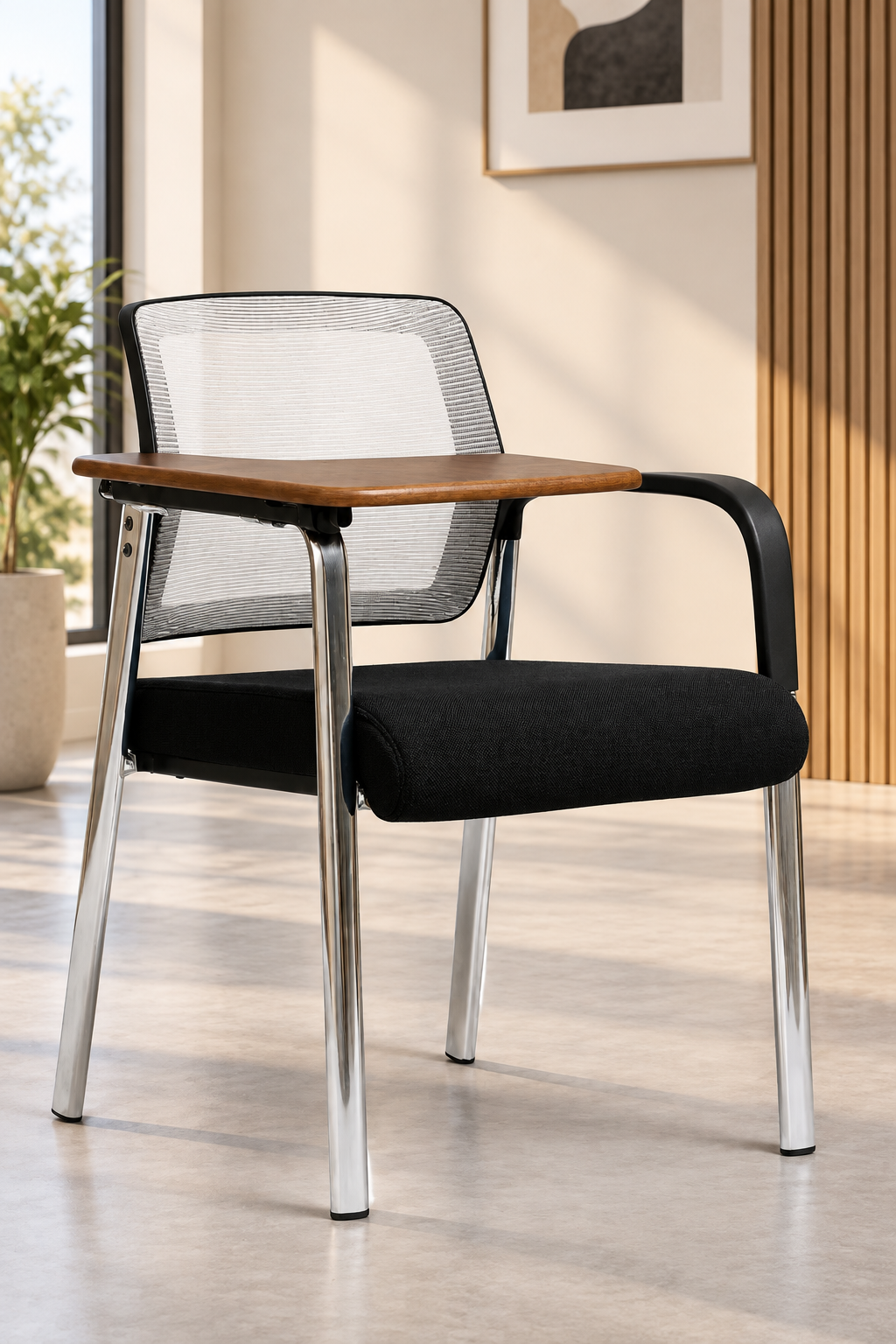 Modern Ergonomic Office Chair with Tablet Arm
