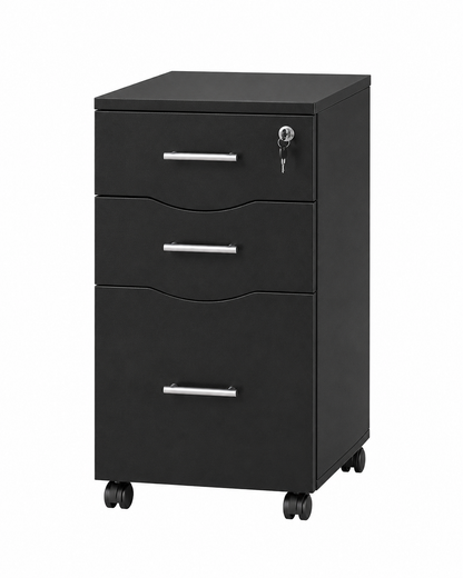 MMT Furniture Designs Ltd Mobile 3 Drawer Pedestal for Office Lockable
