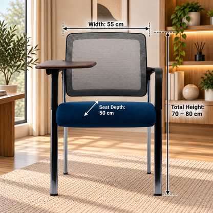 Modern Ergonomic Office Chair with Tablet Arm