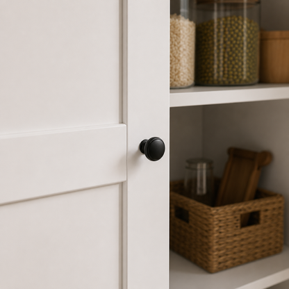 Wooden Storage Cabinet with 2-Doors and 4-Shelves