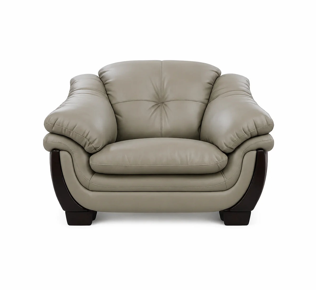Elegant Classic Armchair with Plush Cushioned Design