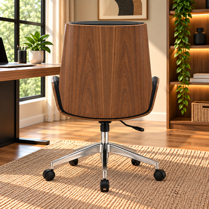 Modern Executive Office Chair with Adjustable Height & Casters