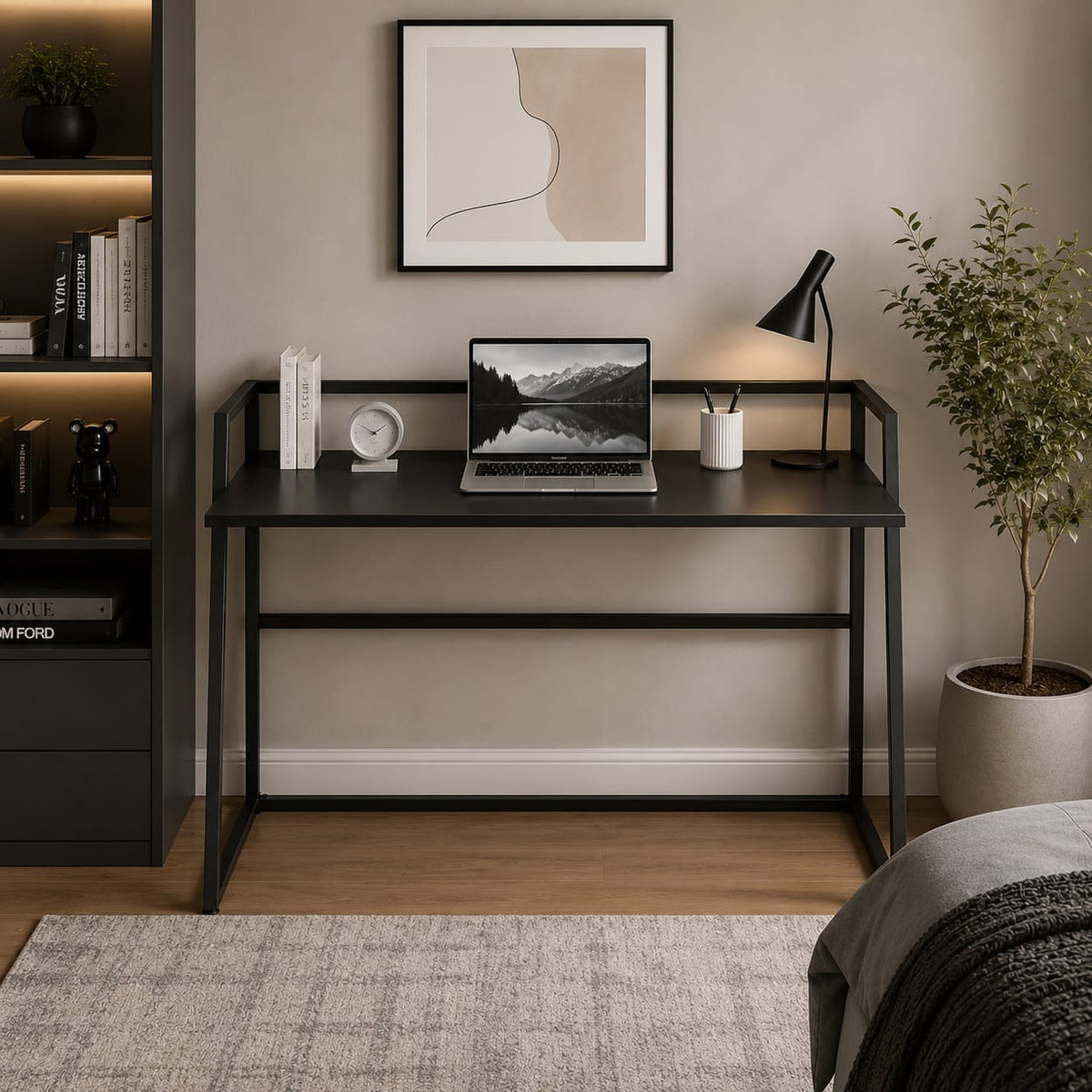 Modern Black Console Table