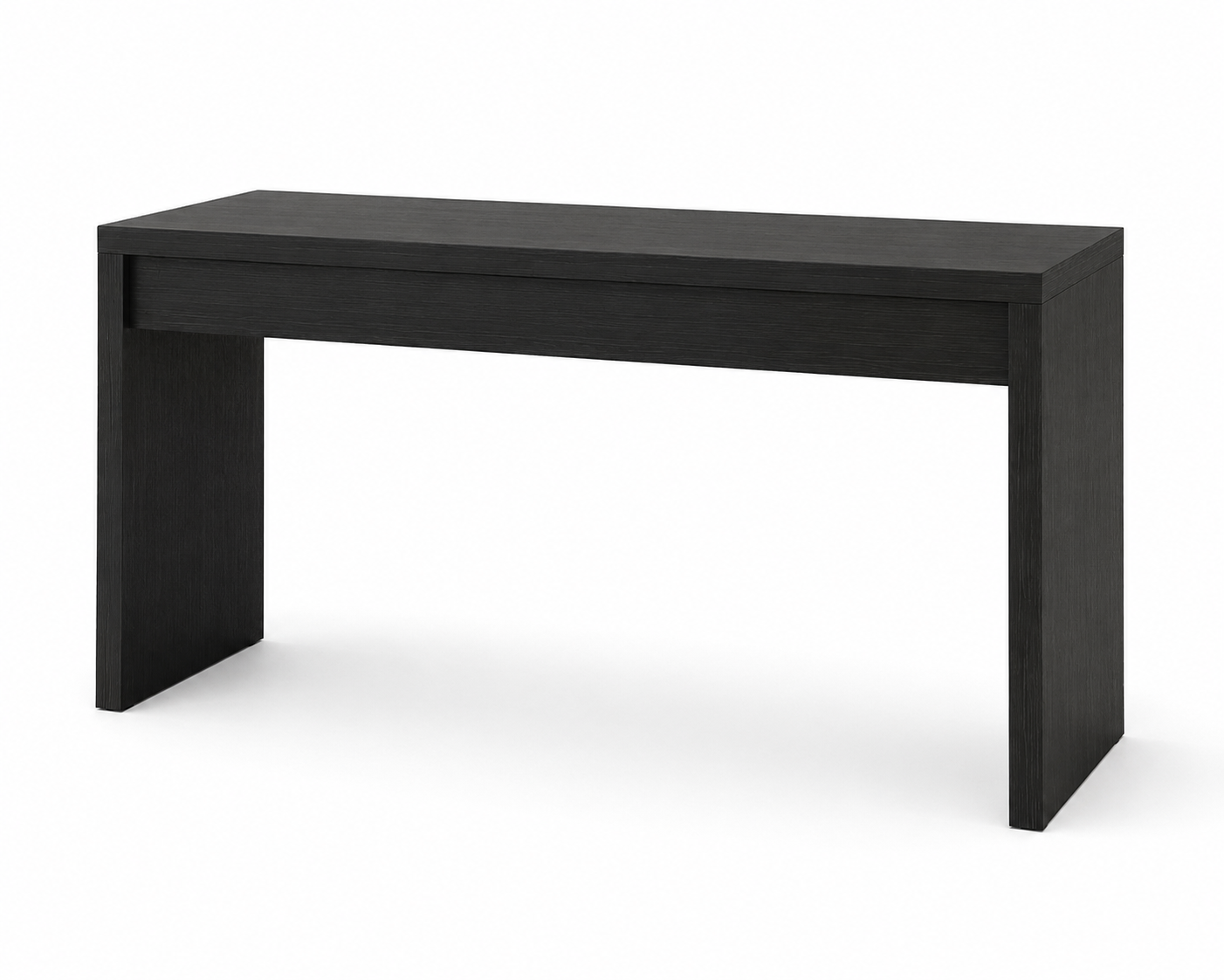 Convenience Concepts Northfield Hall Console Desk Table, 48(L) x 15.5(W) x 28"(H), Black