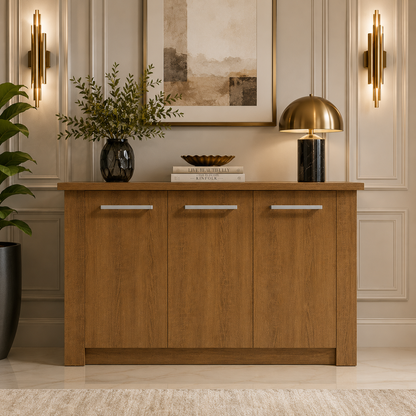 Buffet Sideboard with 3 Doors, Dining Room Furniture