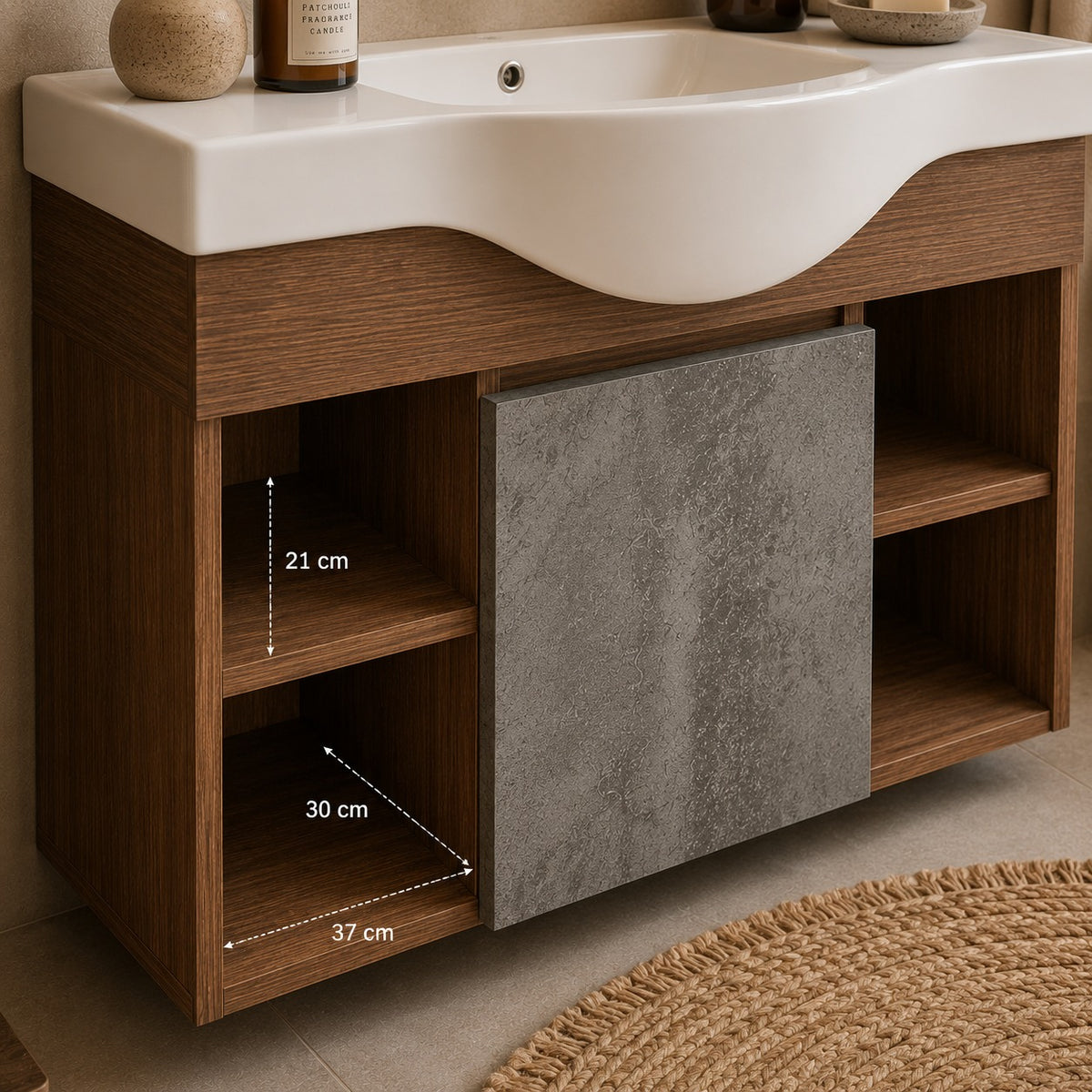 Modern Wooden Bathroom Vanity