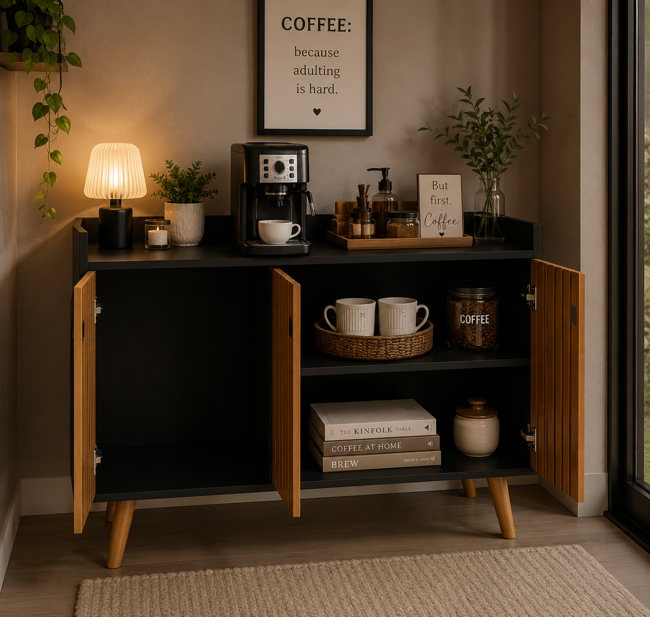 Wood Premier Buffet for Dining Room and Balcony