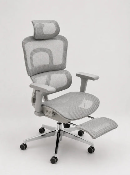 Modern Ergonomic Mesh Office Chair with Footrest