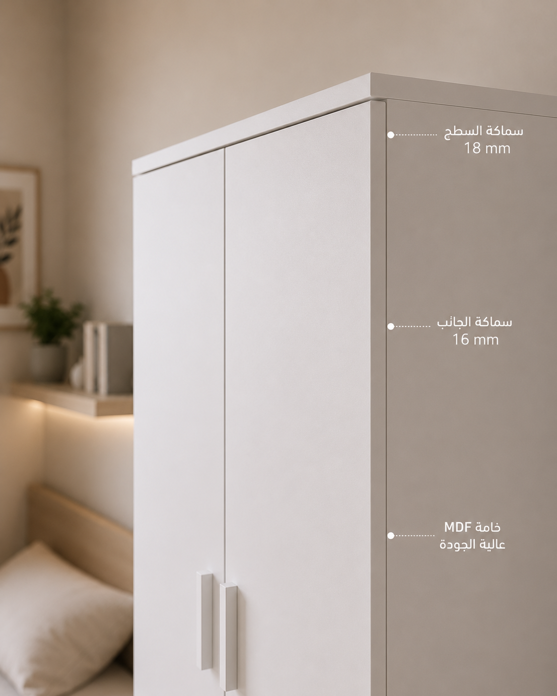 Panana 2 Door 2 Drawer Wardrobe