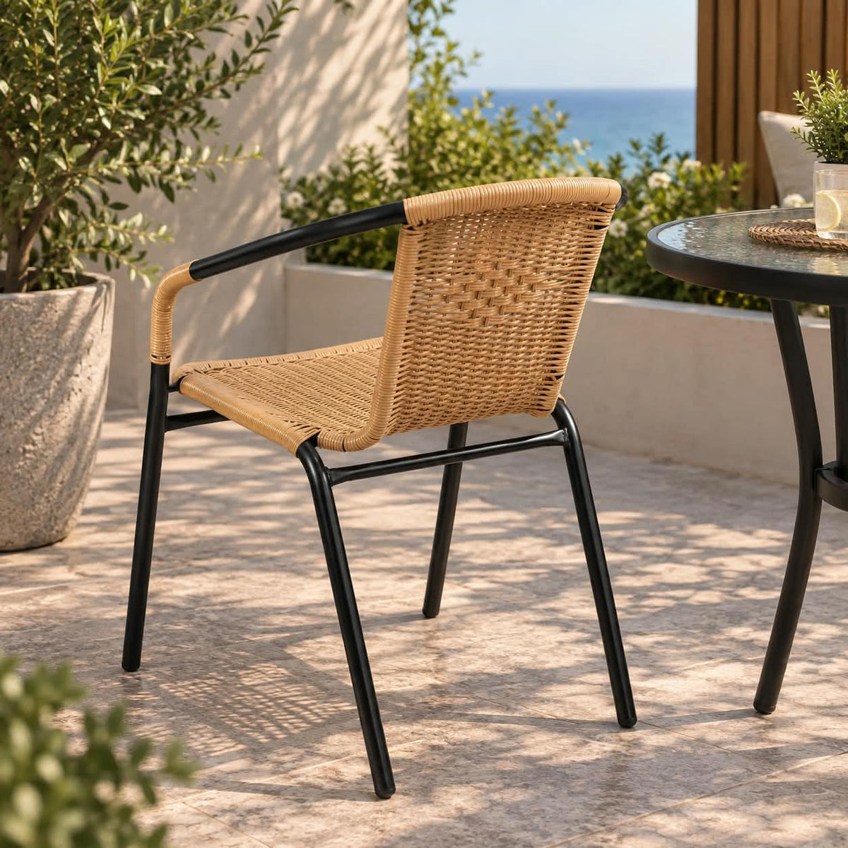 Modern Outdoor Woven Patio Chair