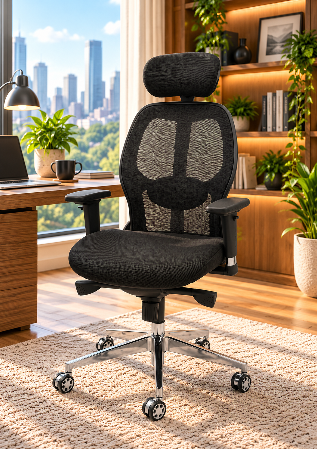 Modern High-Back Ergonomic Mesh Office Chair