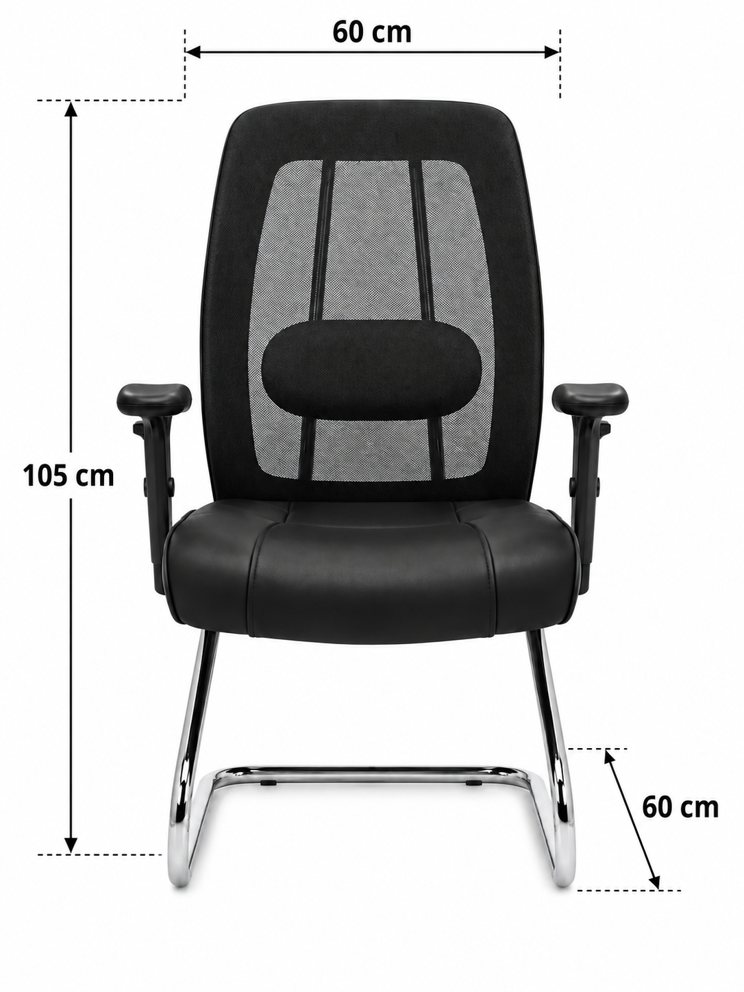 Modern Ergonomic Mesh Office Chair with Adjustable Armrests