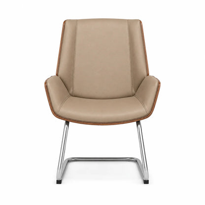 Modern Executive Guest Chair with Curved Arms