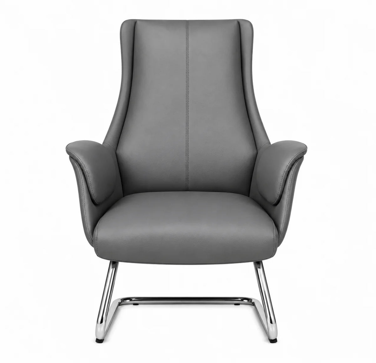 Modern High-Back Padded Visitor Chair