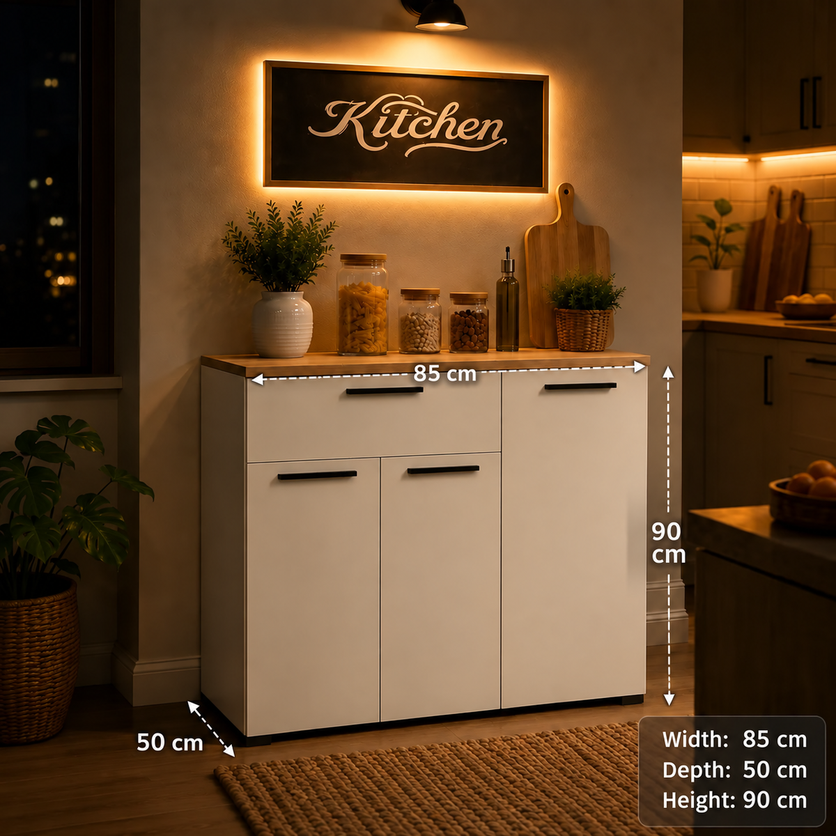 Modern Kitchen Storage Cabinet