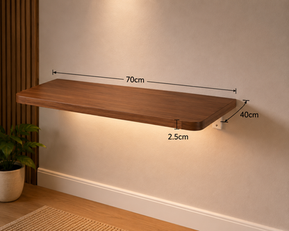 Space Saver Folding Wall-Mounted Drop-Leaf Table,Hanging Laptop Desk,Children