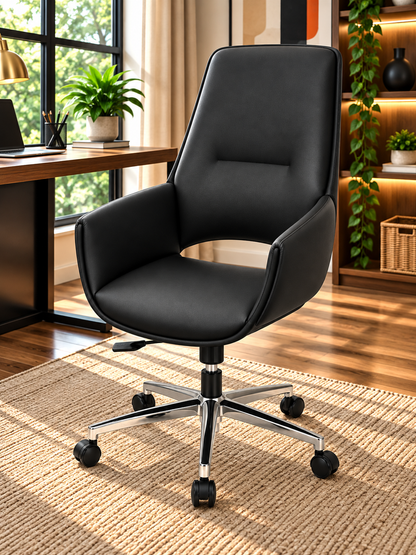Modern High-Back Padded Work Chair