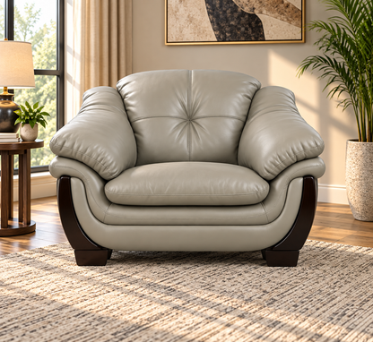 Elegant Classic Armchair with Plush Cushioned Design