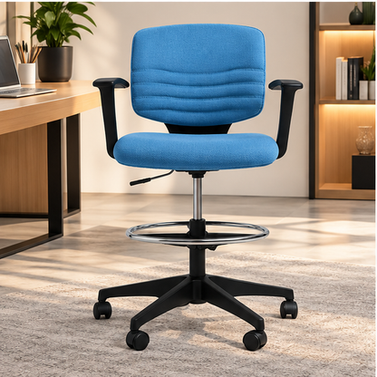 Modern Adjustable Office Chair with Footrest