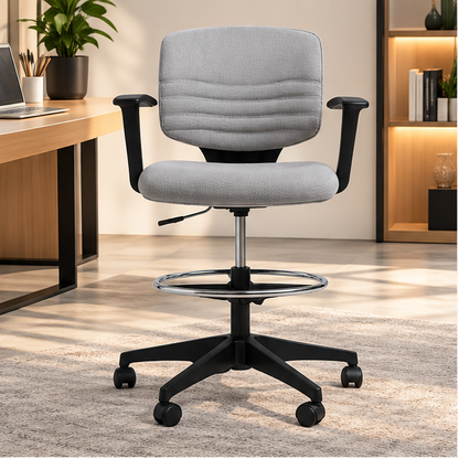 Modern Adjustable Office Chair with Footrest