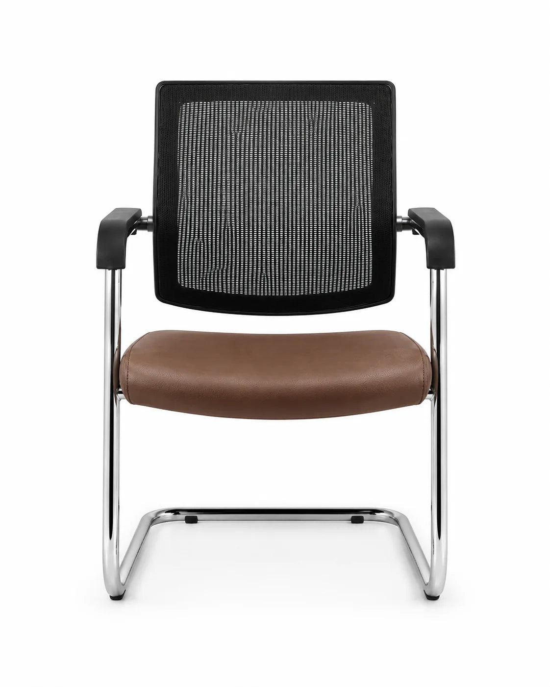 Modern Black Mesh Visitor Office Chair