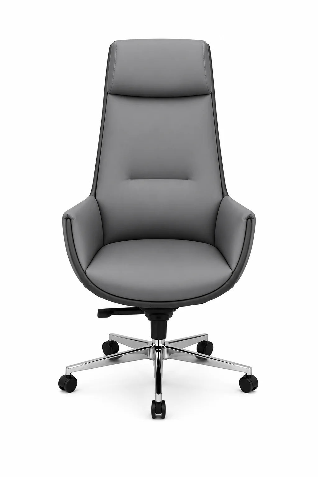 Executive High-Back Office Chair with Integrated Headrest