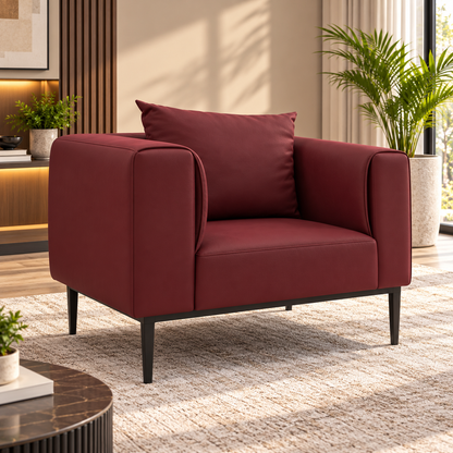 Modern Upholstered Accent Armchair