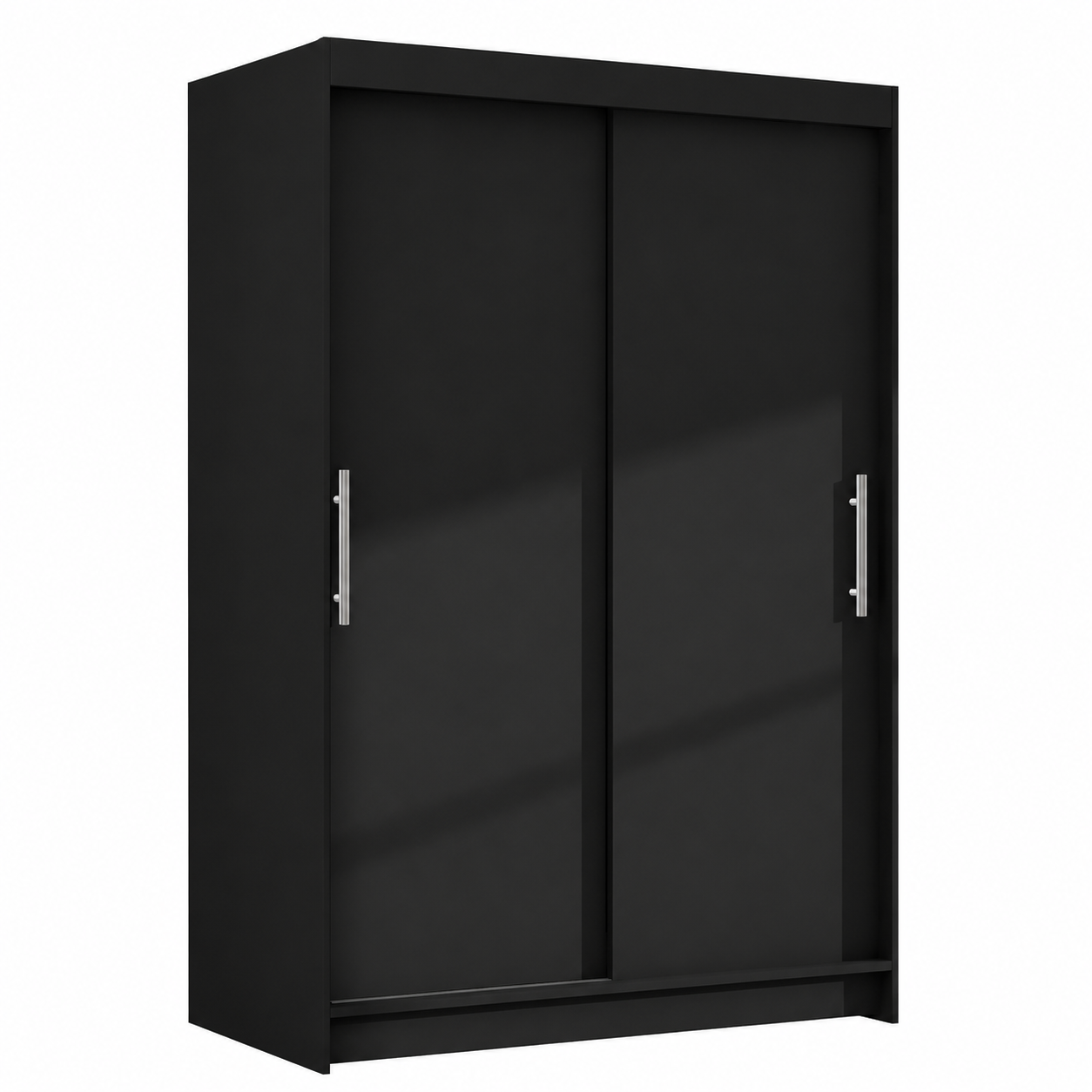 Sliding Door Wardrobe, black