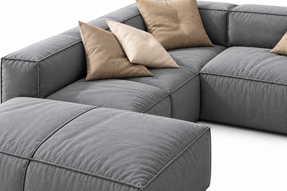 Modern Modular L-Shaped Sectional Sofa