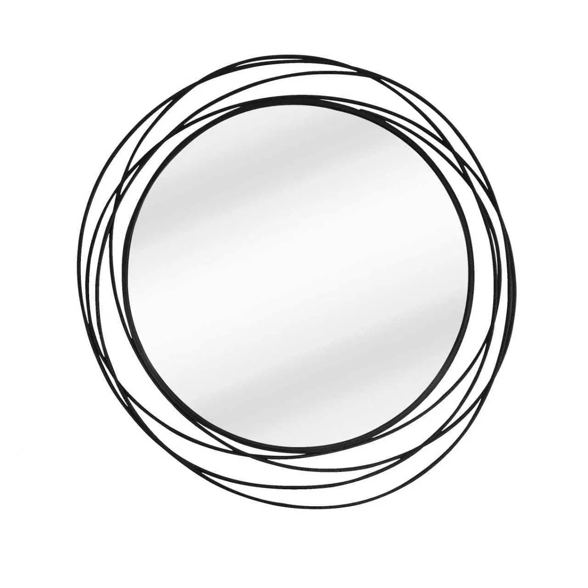 Modern Circular Layered Wall Mirror